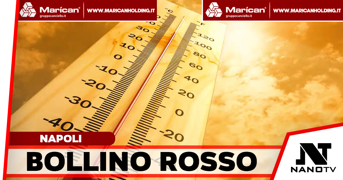 Ondata di calore da record in Campania: 48 gradi percepiti al suolo a Napoli Centrale e Afragola