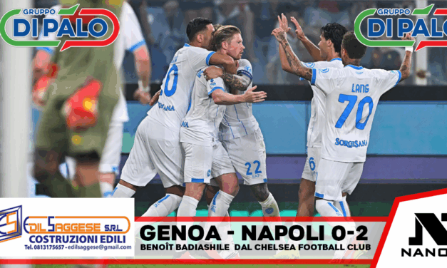 Serie A: il Napoli supera 0-2 il Genoa. Gli auguri ad Allegri da De Laurentiis e l’annuncio dell’acquisto di Benoît Badiashile