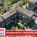 Tratto di via Camaldolilli chiuso al traffico per lavori