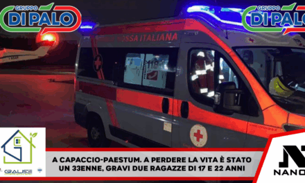 Scontro tra auto nel Salernitano, un morto e tre feriti.