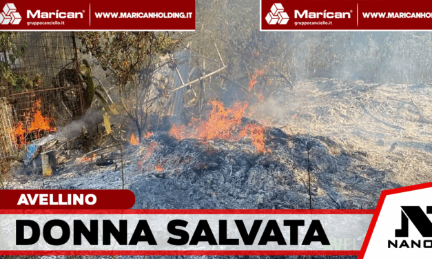 Rogo sulla provinciale a Lauro: donna messa in salvo dalla Polizia e da un passante