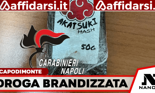 Napoli Capodimonte, droga brandizzata e “alla moda”: arrestato pusher incensurato di 32 anni