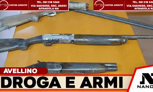 Avellino, droga e armi: arrestati due uomini di Nola