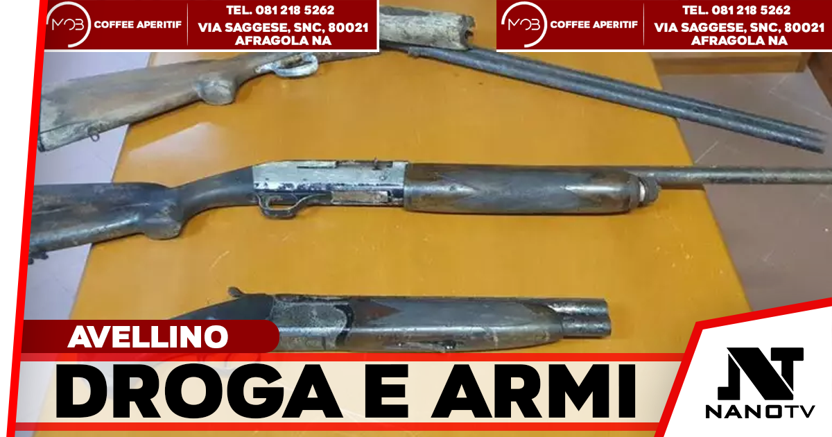 Avellino, droga e armi: arrestati due uomini di Nola
