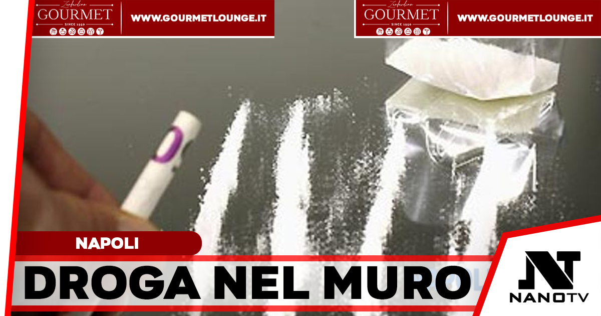 Napoli, nascondeva la droga in un muro: arrestato dalla Polizia