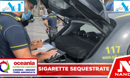 Torre Annunziata: la Guardia di Finanza sequestra un ingente quantità di sigarette di contrabbando