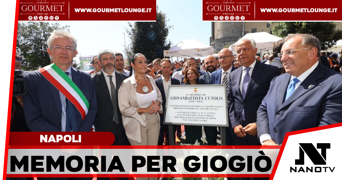 Tre anni senza Giogiò Cutolo: Napoli commemora il giovane musicista in Piazza Municipio