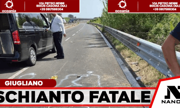 Giugliano, tragico incidente in moto: Francesco muore a soli 22 anni