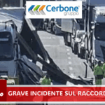 Grave incidente sul Raccordo, all’altezza di Fisciano: scontro tra tir, tratto temporaneamente chiuso