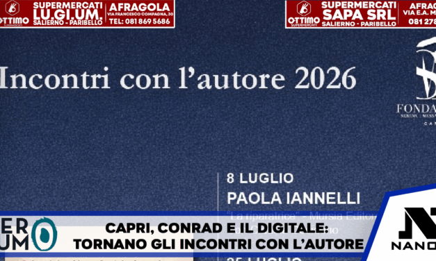 Capri tra storia e attualità: tre nuovi appuntamenti con i libri alla Fondazione Zweig