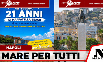 Napoli, 21 anni di Mappatella Beach: il 14 agosto si festeggia il “Mare Libero Day”