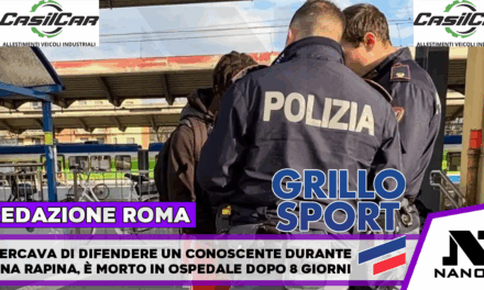 Difende l’amico rapinato e viene aggredito, muore dopo 8 giorni. Colpito con un cacciavite in una stazione a Roma, arrestato l’aggressore