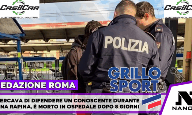 Difende l’amico rapinato e viene aggredito, muore dopo 8 giorni. Colpito con un cacciavite in una stazione a Roma, arrestato l’aggressore