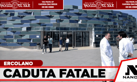 Dramma a Ercolano: operaio di 54 anni cade dal quarto piano e muore all’Ospedale del Mare