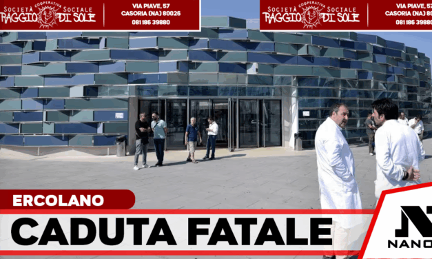 Dramma a Ercolano: operaio di 54 anni cade dal quarto piano e muore all’Ospedale del Mare