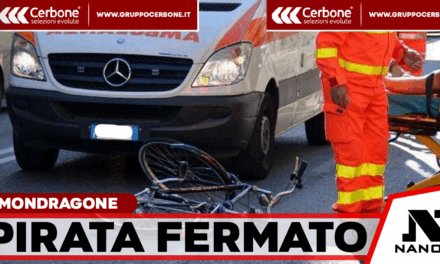 Mondragone, investe un ciclista e fugge: fermato un 50enne, il ferito è grave