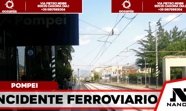 Dramma sui binari a Pompei: ragazzo investito da un treno, è in fin di vita
