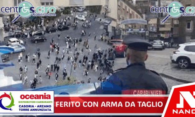 *NAPOLI : i carabinieri del nucleo radiomobile di Napoli sono intervenuti presso ospedale Pellegrini per un uomo ferito