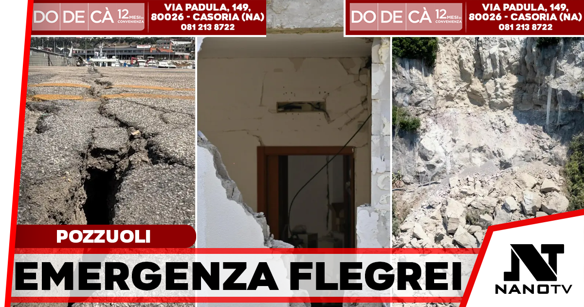 Terremoto Campi Flegrei, il punto del Prefetto: oltre 1.400 interventi e 1.100 famiglie sgomberate a Pozzuoli