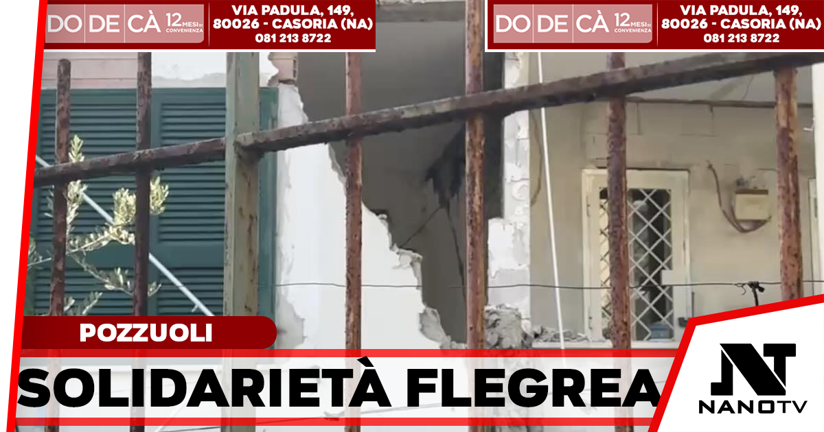 Dalla filiera dell’edilizia 263mila euro a Pozzuoli per scuole e rete idrica colpite dal sisma