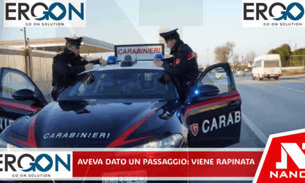 Dà un passaggio in auto a un uomo e viene rapinata: 31enne arrestato