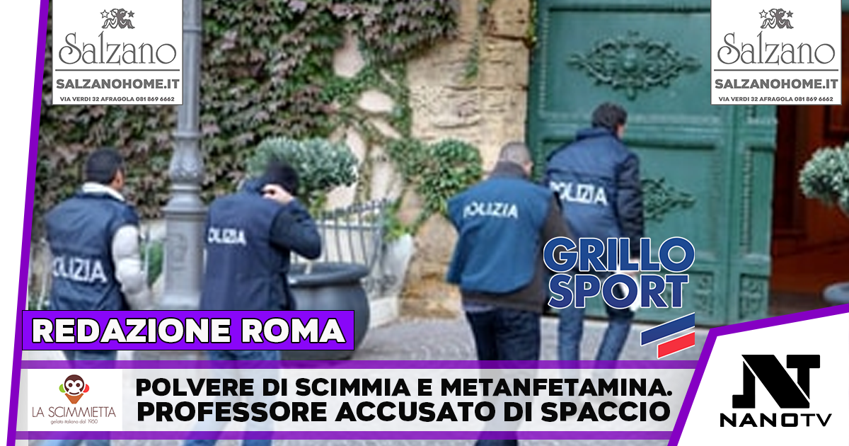 Metanfetamina e la “polvere di scimmia” nel frigo. Professore universitario finisce nei guai