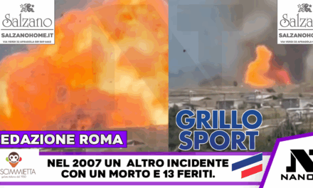 Esplosione nella fabbrica di munizioni a Colleferro