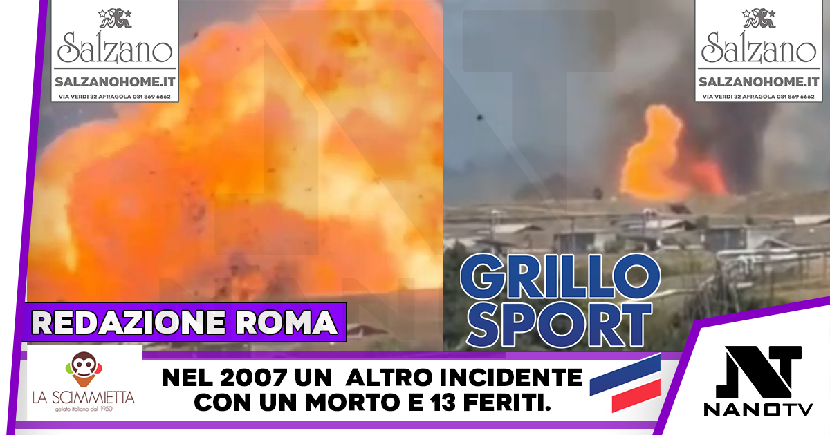 Esplosione nella fabbrica di munizioni a Colleferro