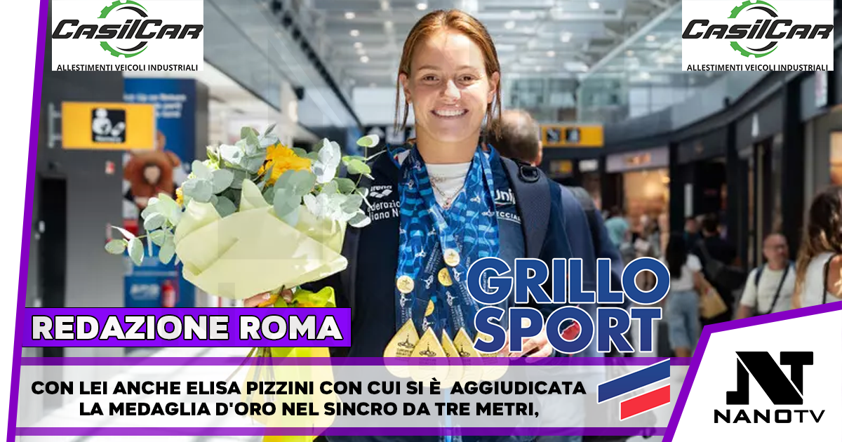 Europei nuoto, la Pellacani rientra a Roma con gli azzurri dei tuffi. “E’ un’emozione immensa, ancora devo realizzare”