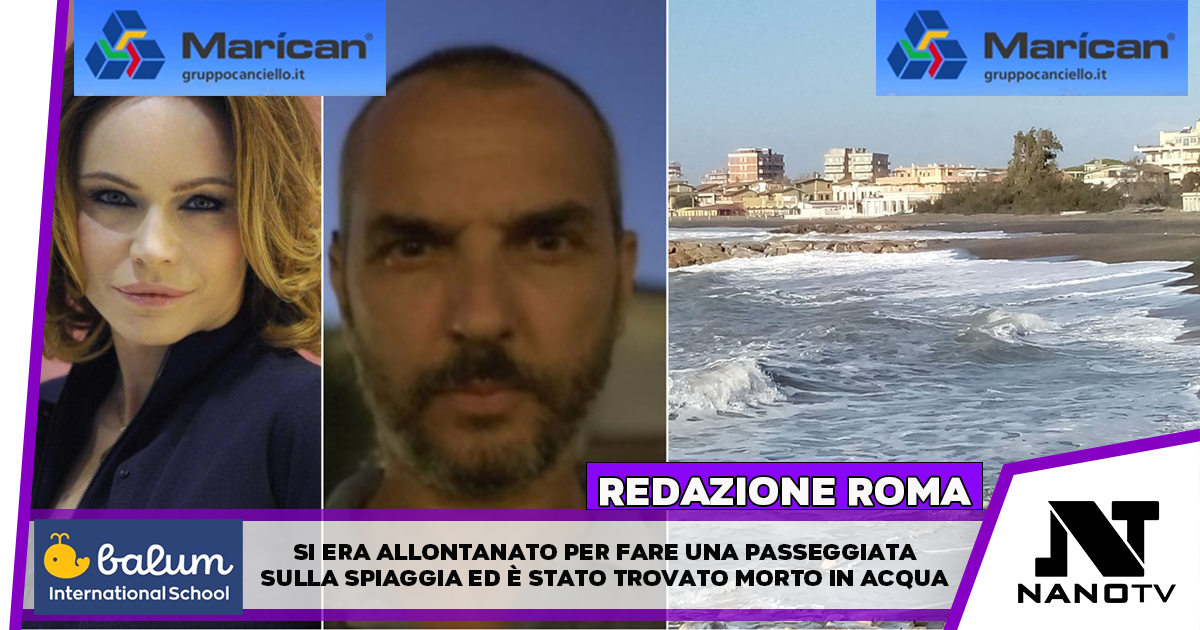 Dramma in spiaggia nel Viterbese, affoga il compagno di Francesca Neri