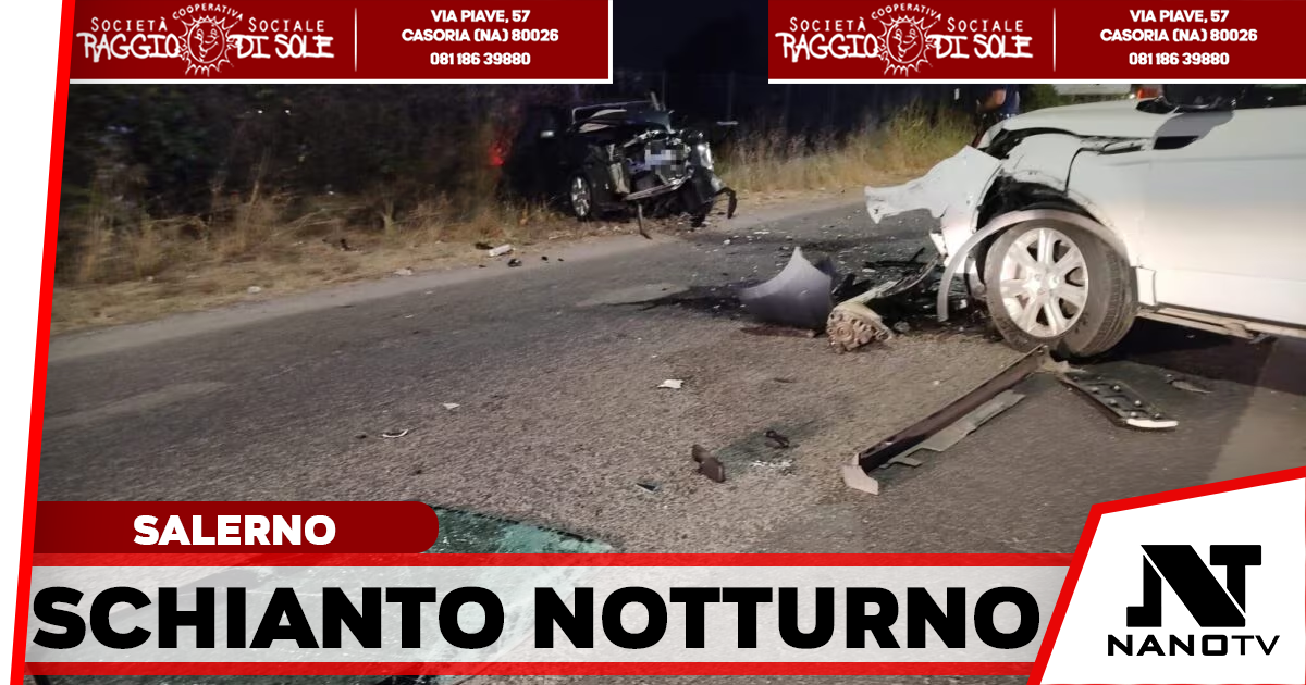 Violento scontro vicino all’aeroporto di Salerno: distrutta un’utilitaria, ferita una 37enne