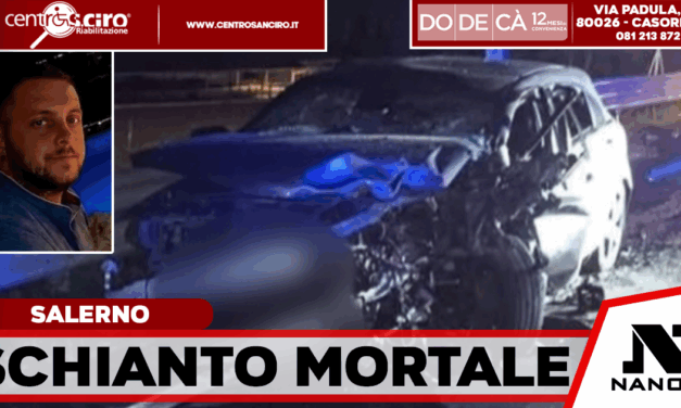 Paestum, tragico schianto sulla Statale 18: muore meccanico 33enne, quattro giovani feriti