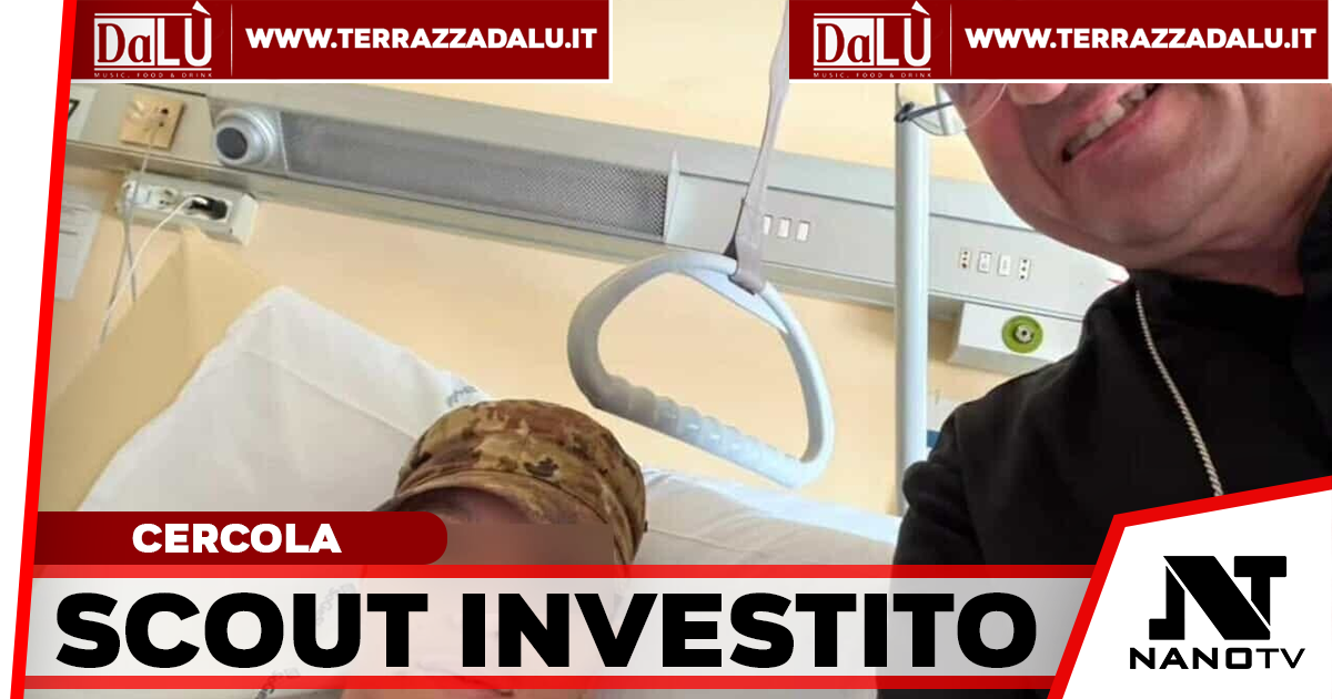 Scout di Cercola travolto da un’auto pirata nell’Aretino: operato in ospedale, il Comune chiede aiuto per trovare il pirata