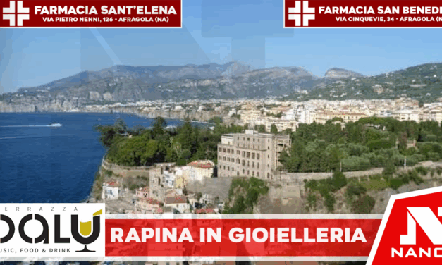 *SORRENTO: 83enne complice di una rapina in gioielleria, il trucco dei truffatori-finti carabinieri per ingannare. 34enne in manette*