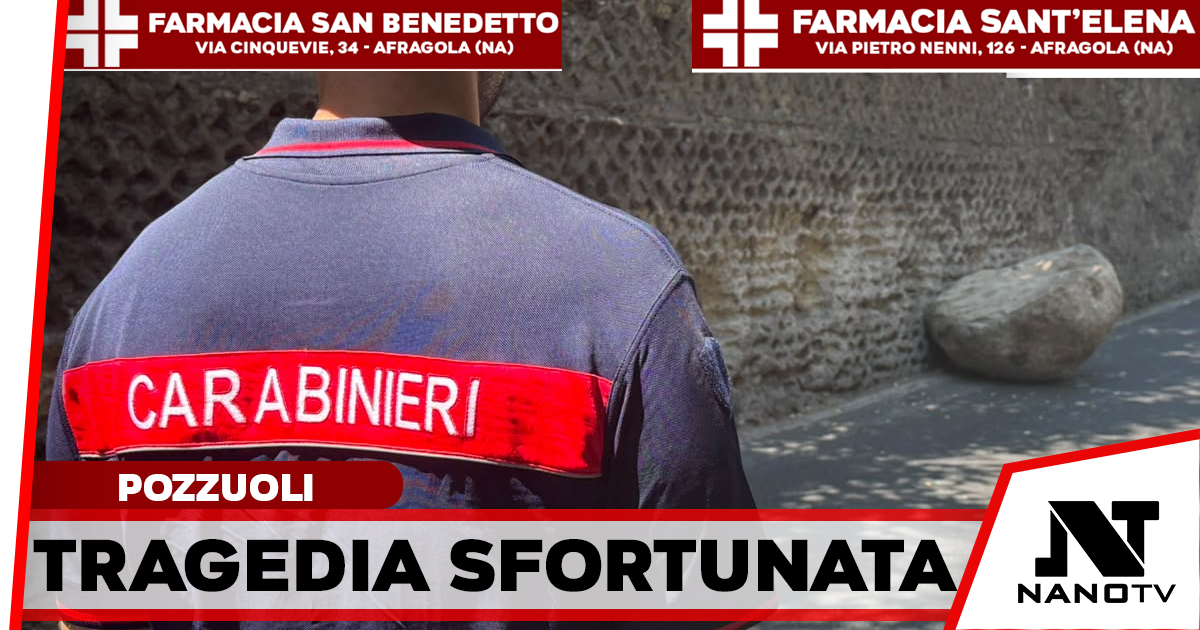 Pozzuoli, grosso masso si stacca dalla parete rocciosa e travolge un’auto: sfiorata la tragedia a Montagna Spaccata