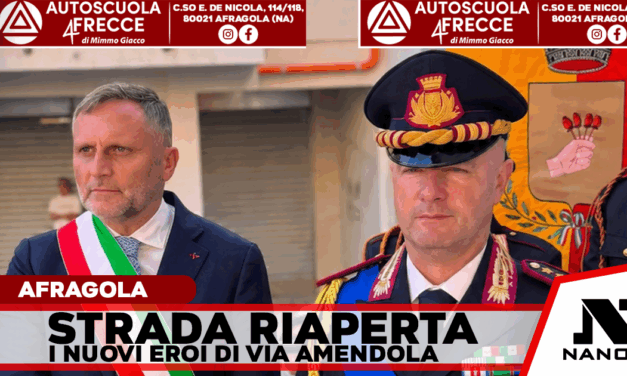 Afragola, Via Amendola riapre: dopo l’emergenza torna il traffico, decisivo il lavoro delle istituzioni