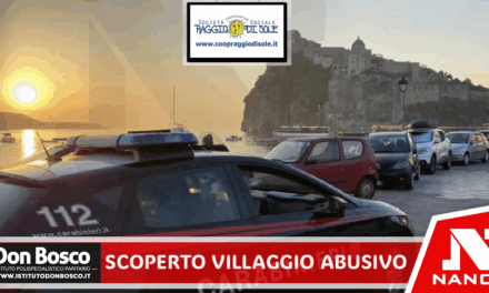 Barano d’Ischia: i carabinieri scoprono un villaggio abusivo nascosto tra gli scogli. Devastata un’area protetta a rischio frana