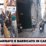 Paura nei Quartieri Spagnoli, uomo armato barricato in casa per impedire l’arresto –