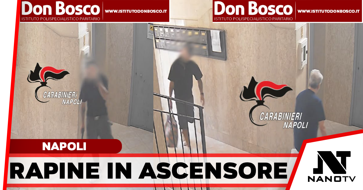 Rapine in ascensore a donne anziane, 35enne fermato dai Carabinieri. Documentate 3 rapine, modus operandi inedito