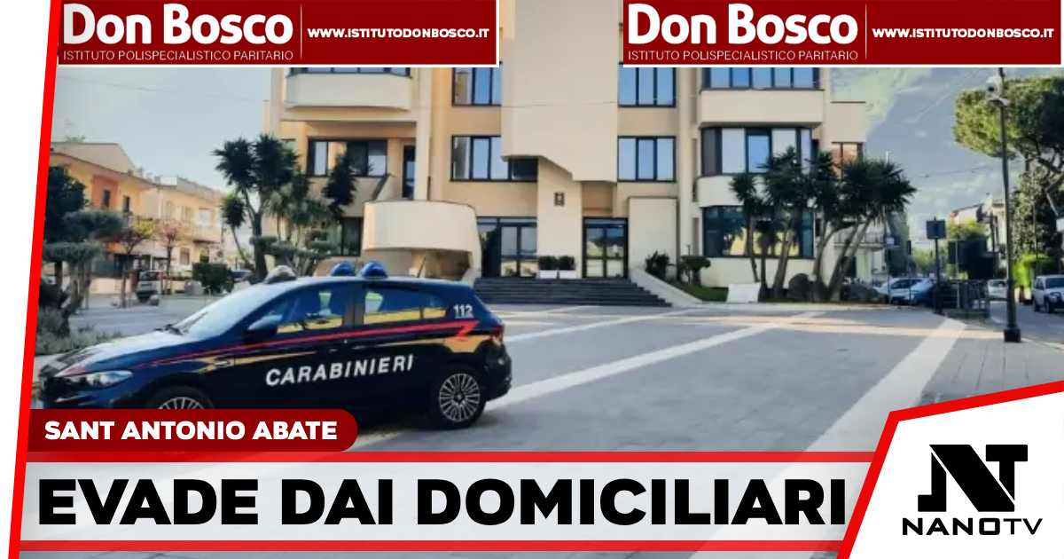 Sant’Antonio Abate | Evade dai domiciliari, picchia l’ex moglie e gli ruba la macchina: preso un 42 enne
