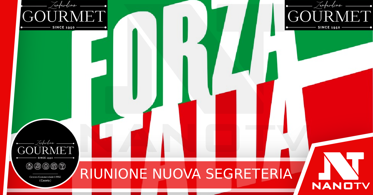 FORZA ITALIA: OGGI A NAPOLI PRIMA RIUNIONE DELLA NUOVA SEGRETERIA REGIONALE CON TAJANI