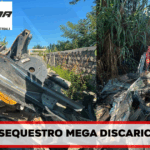 Castel Volturno CE Cimitero di auto rubate nelle campagne Sequestrata mega discarica abusiva Operazione della Polizia Provinciale