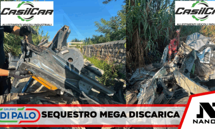 Castel Volturno CE Cimitero di auto rubate nelle campagne Sequestrata mega discarica abusiva Operazione della Polizia Provinciale