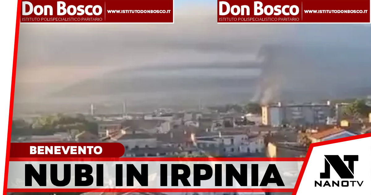 Rogo Airola: nube arriva in Irpinia, scuole chiuse in Valle Caudina
