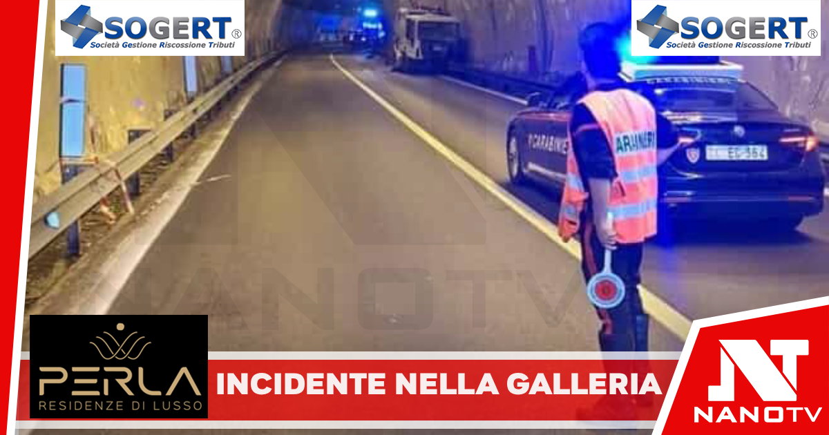 Incidente mortale nella galleria Colle Tagliabosco sulla SS7 bis “Ofantina Bis” a Nusco