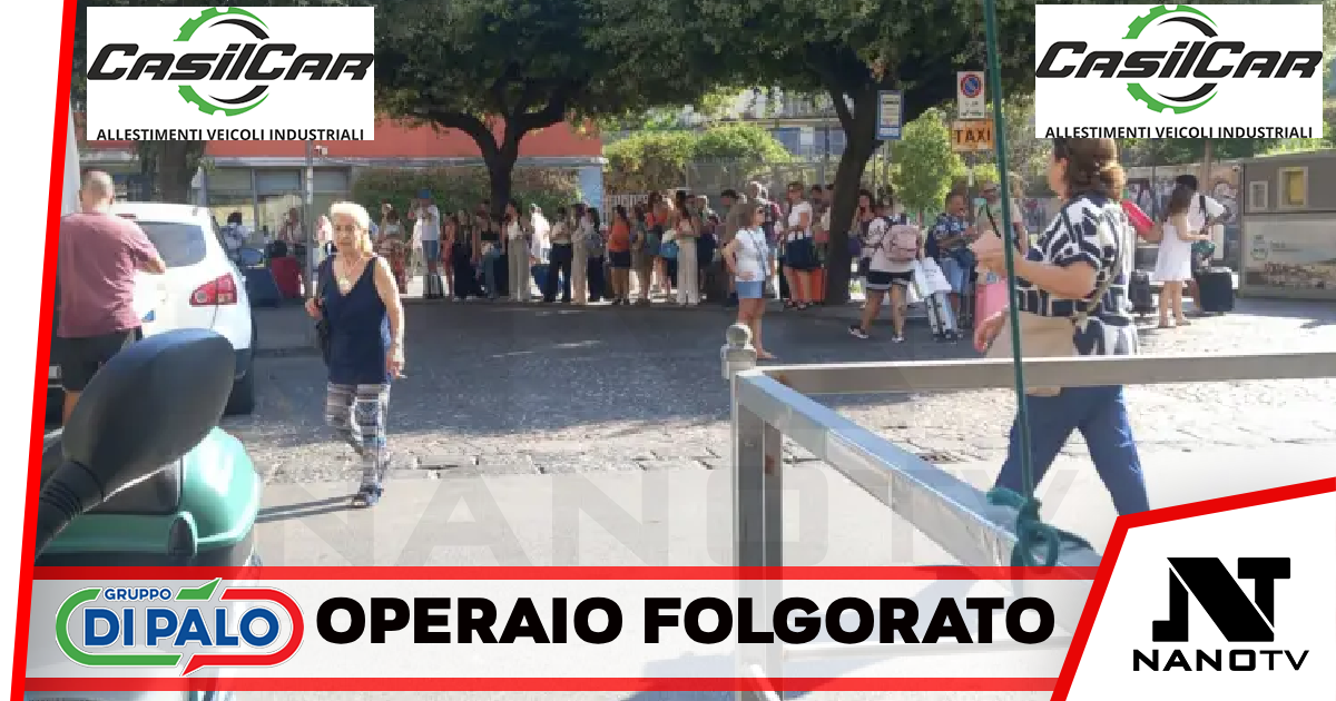 Un operaio folgorato a San Giorgio, lotta per la vita Disagi enormi per i pendolari, situazione critica a Torre del Greco