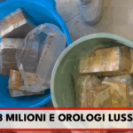 Banconote per oltre 3 milioni di euro nascoste nei muri con orologi lusso