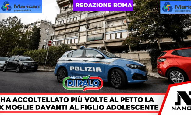 Accoltella l’ex moglie e fugge con il figlio, preso dopo 7 ore di ricerche