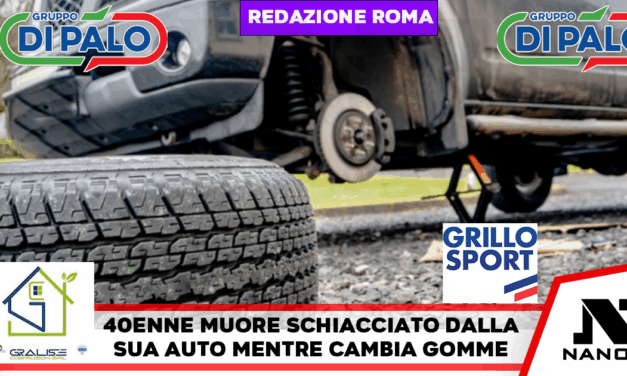 Muore schiacciato dall’auto a cui stava cambiando le gomme