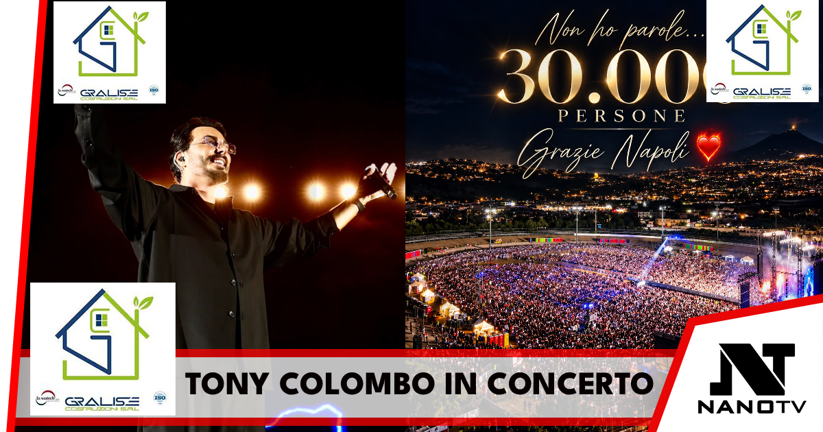 TRIONFO STORICO A NAPOLI: TONY COLOMBO CONQUISTA L’IPPODROMO DI AGNANO DAVANTI A 30.000 PERSONE